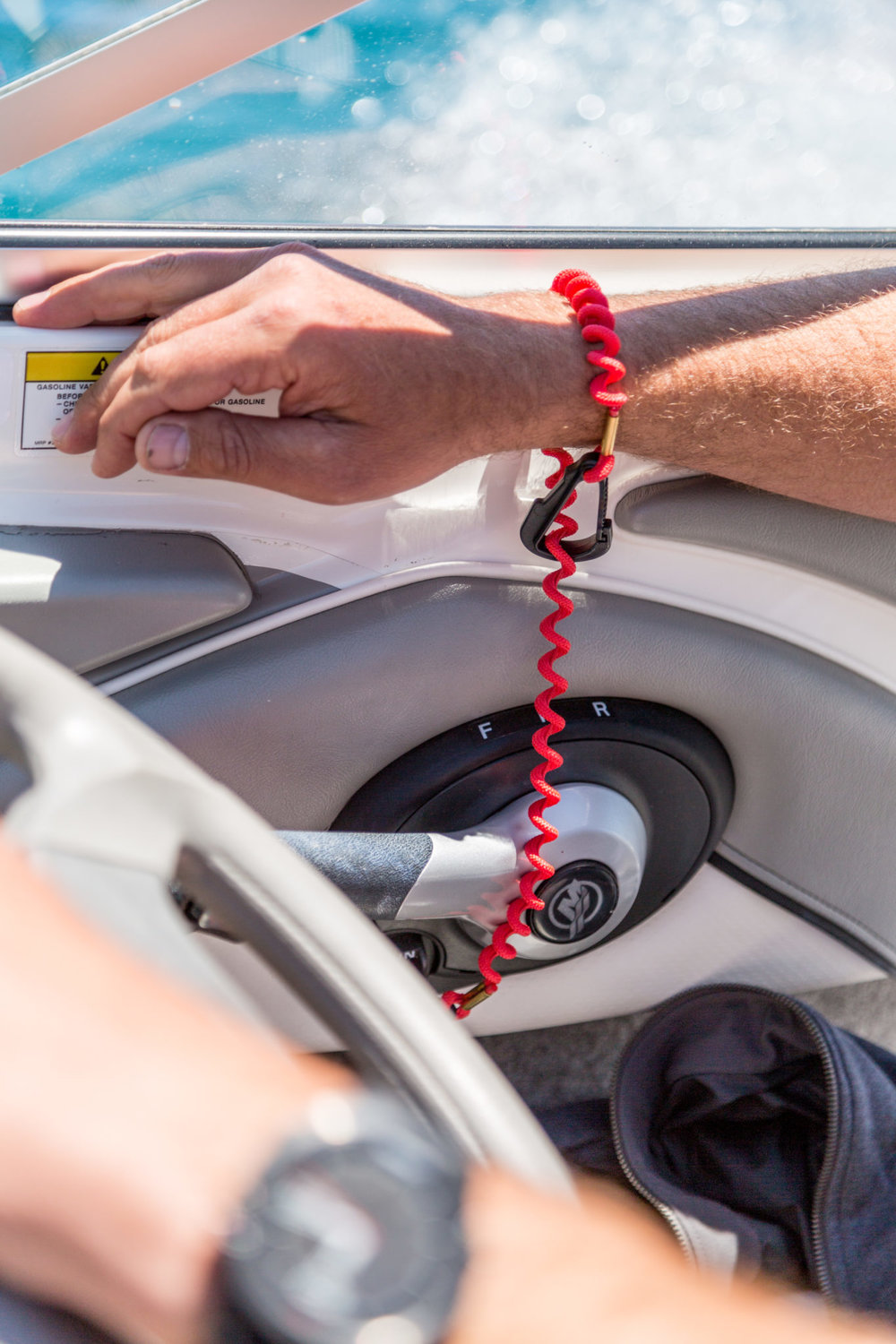 A newly implemented law this year is the need for all boaters to have an engine cut-off device, which is intended to stop the engine if the captain goes overboard.